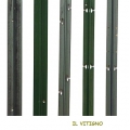 Palo in acciaio Corten T40x40 mm: peso 2,50 Kg/m ± 0,05 / spessore 4,0 m H 2000
